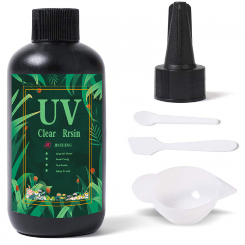 Professional UV Resin kit 200g UV Glue with Silicone Cup Plastic Spatula Suppliers