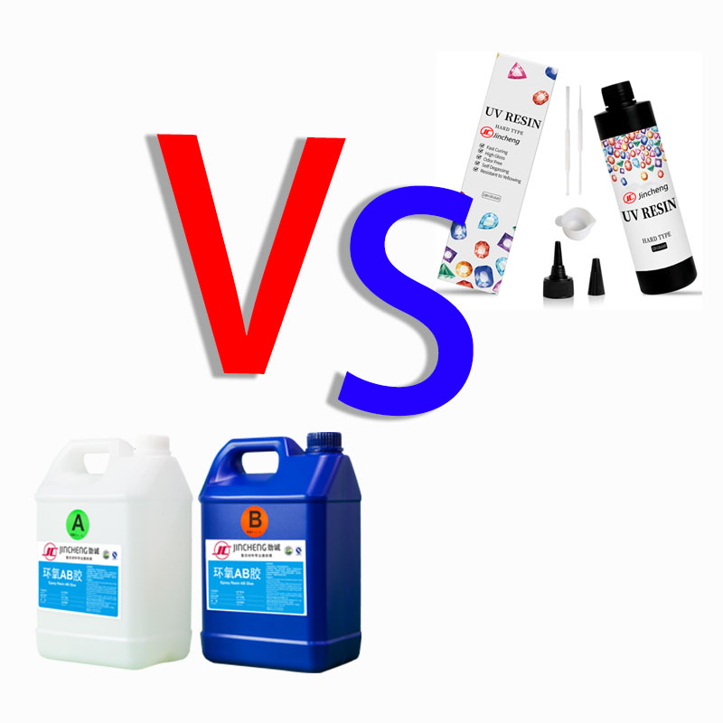 Article highlighting the differences between epoxy resin and UV resin