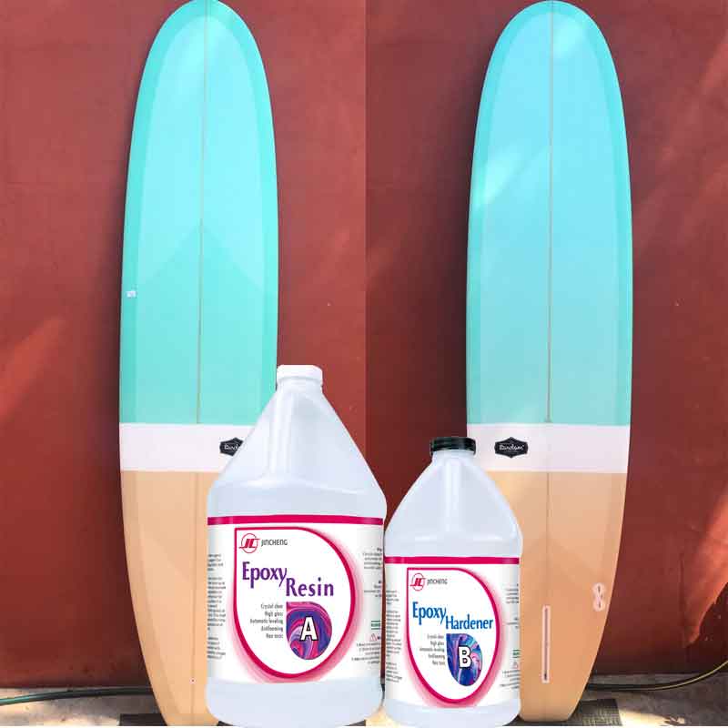 Resin for vacuum surfboard